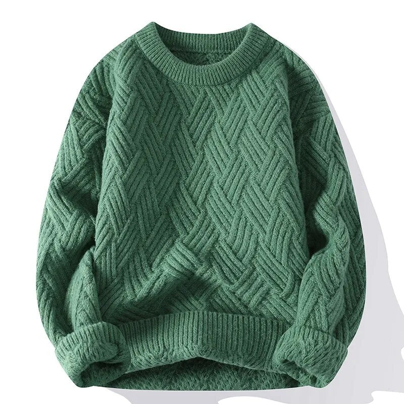 Casey - Cosy gebreide kabeltrui unisex