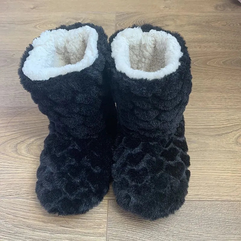 Calantha - Met fleece gevoerde schoenen in pluche voor dames