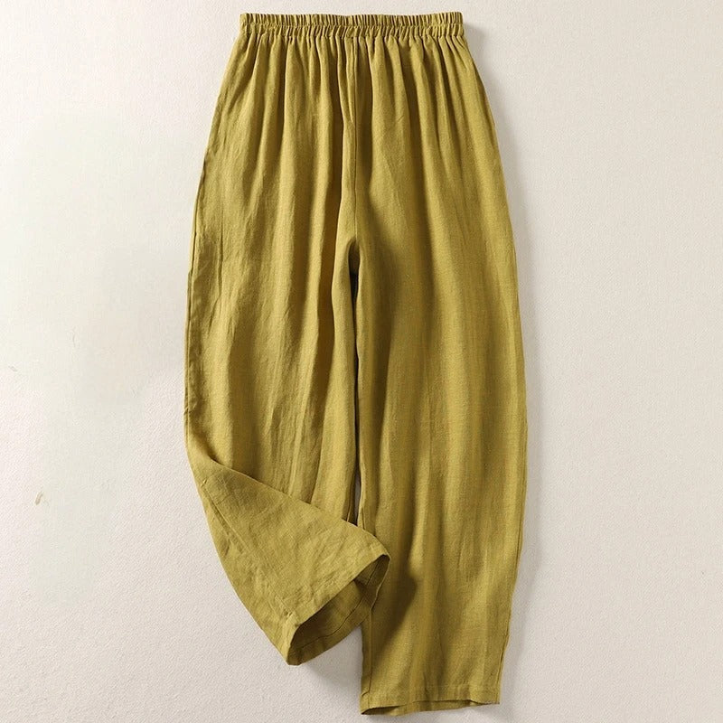 Alondra - Comfortabele damesbroek met rechte pijpen en elastische taille