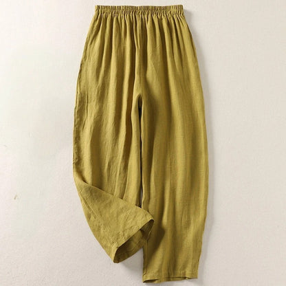 Alondra - Comfortabele damesbroek met rechte pijpen en elastische taille