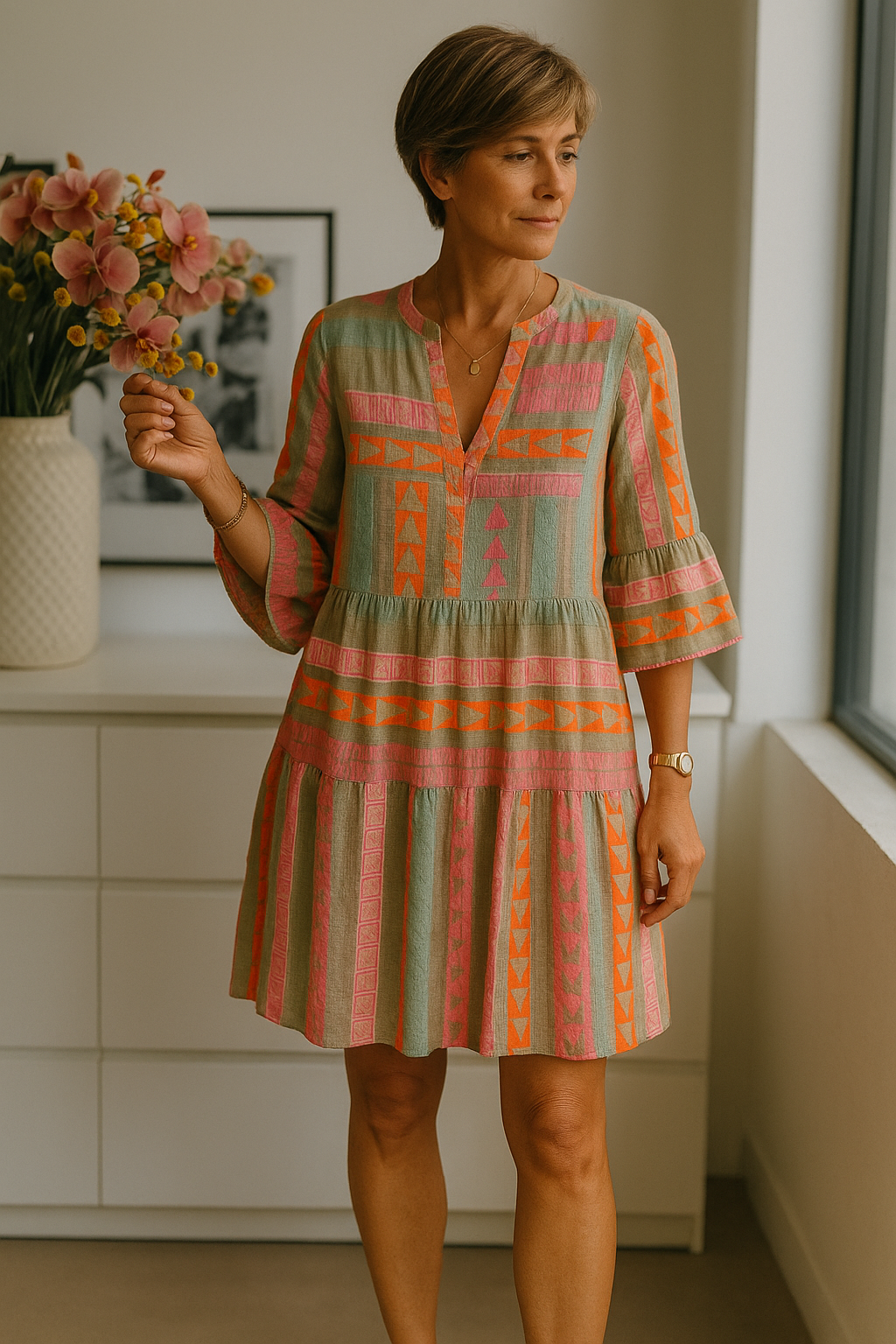 Belize - Bohemian Ibiza stijl tuniek jurk