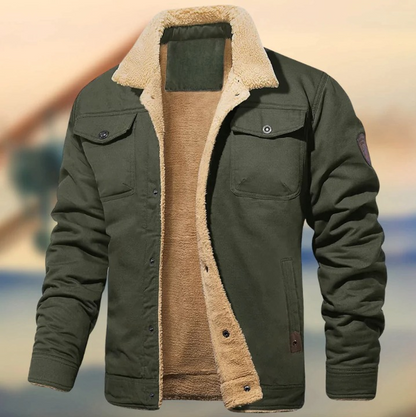 Niwicee Winterjassen voor heren, fleece gevoerde cargojassen, dikke warme militaire katoenen jas, reverskraag met meerdere zakken, thermische truckerjassen, windjack, casual buitenkleding, jas, Kaki Niwicee Winterjassen voor heren, fleece gevoerde cargojassen, dikke warme militaire katoenen jas, reverskraag met meerdere zakken, thermische truckerjassen, windjack, casual buitenkleding, jas, Kaki