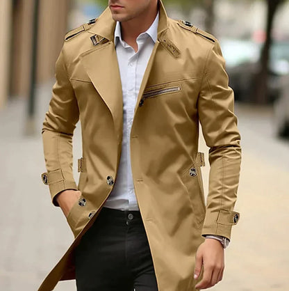 Anish - Klassieke heren trenchcoat