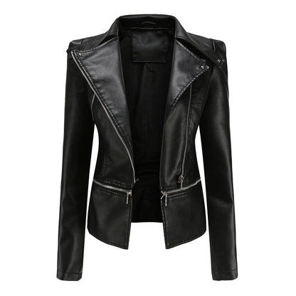 Hanna - Chique leren jacket afneembare onderkant