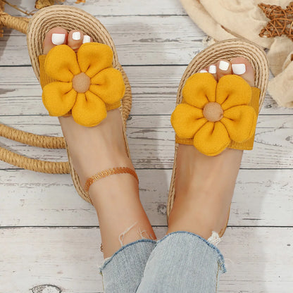 Flora - Zomer Bloemen Platte Slippers