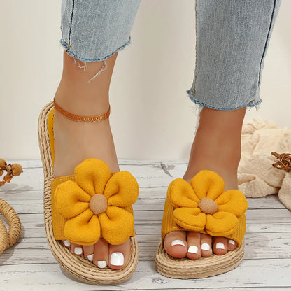 Flora - Zomer Bloemen Platte Slippers