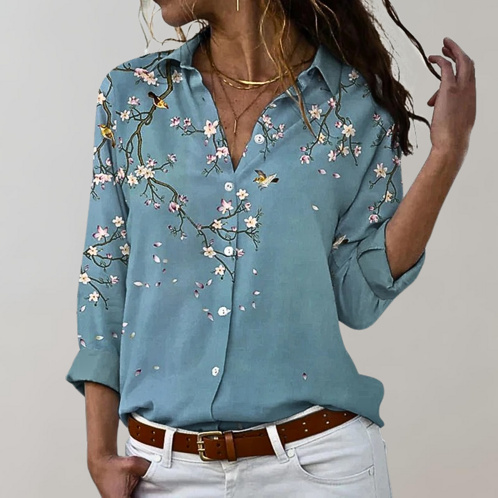 Blossom & Lace - Fleurige blouse dames lente patronen