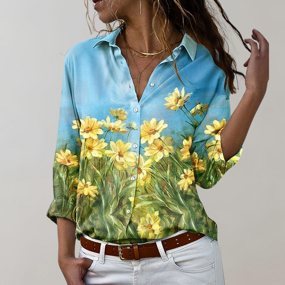 Blossom & Lace - Fleurige blouse dames lente patronen