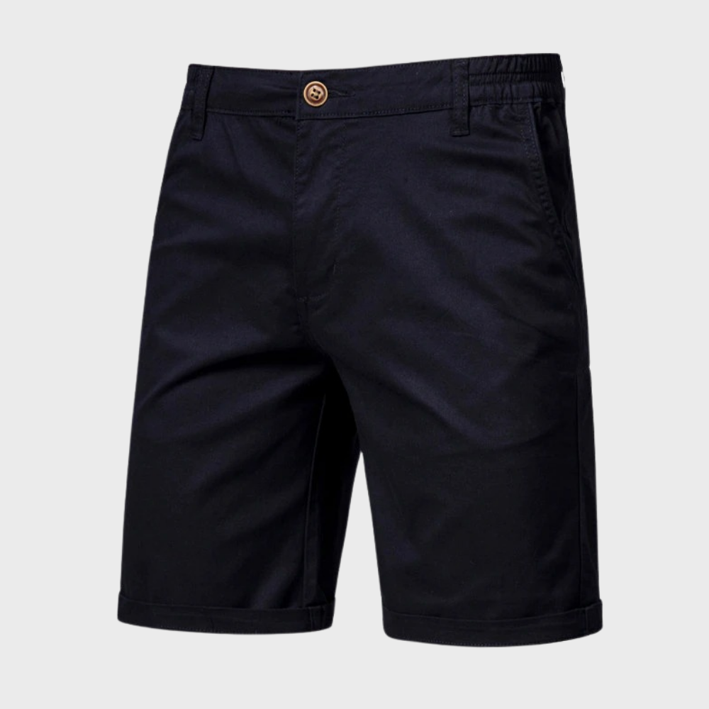 Wilfred - Heren chino short met elastische tailleband