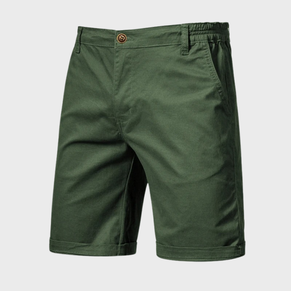 Wilfred - Heren chino short met elastische tailleband