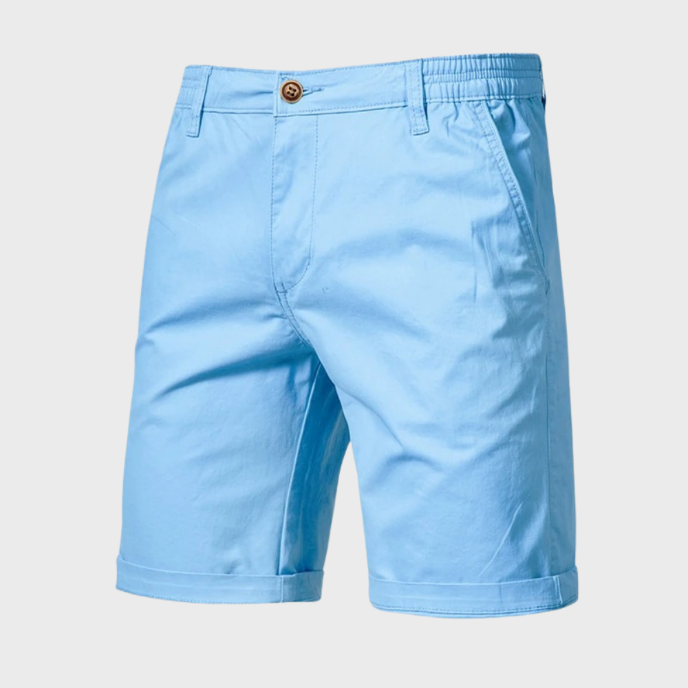 Wilfred - Heren chino short met elastische tailleband