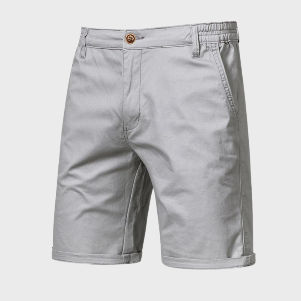 Wilfred - Heren chino short met elastische tailleband