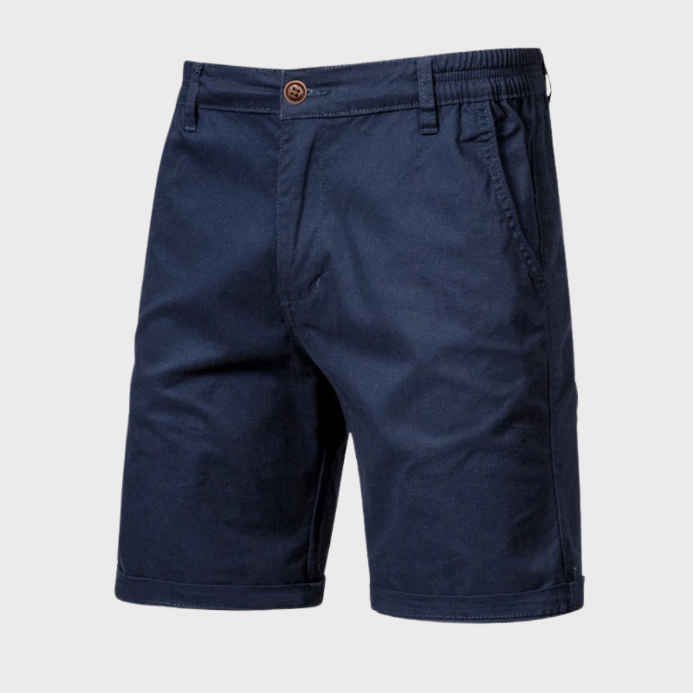 Wilfred - Heren chino short met elastische tailleband