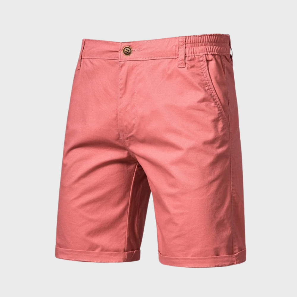 Wilfred - Heren chino short met elastische tailleband