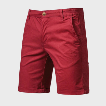 Wilfred - Heren chino short met elastische tailleband