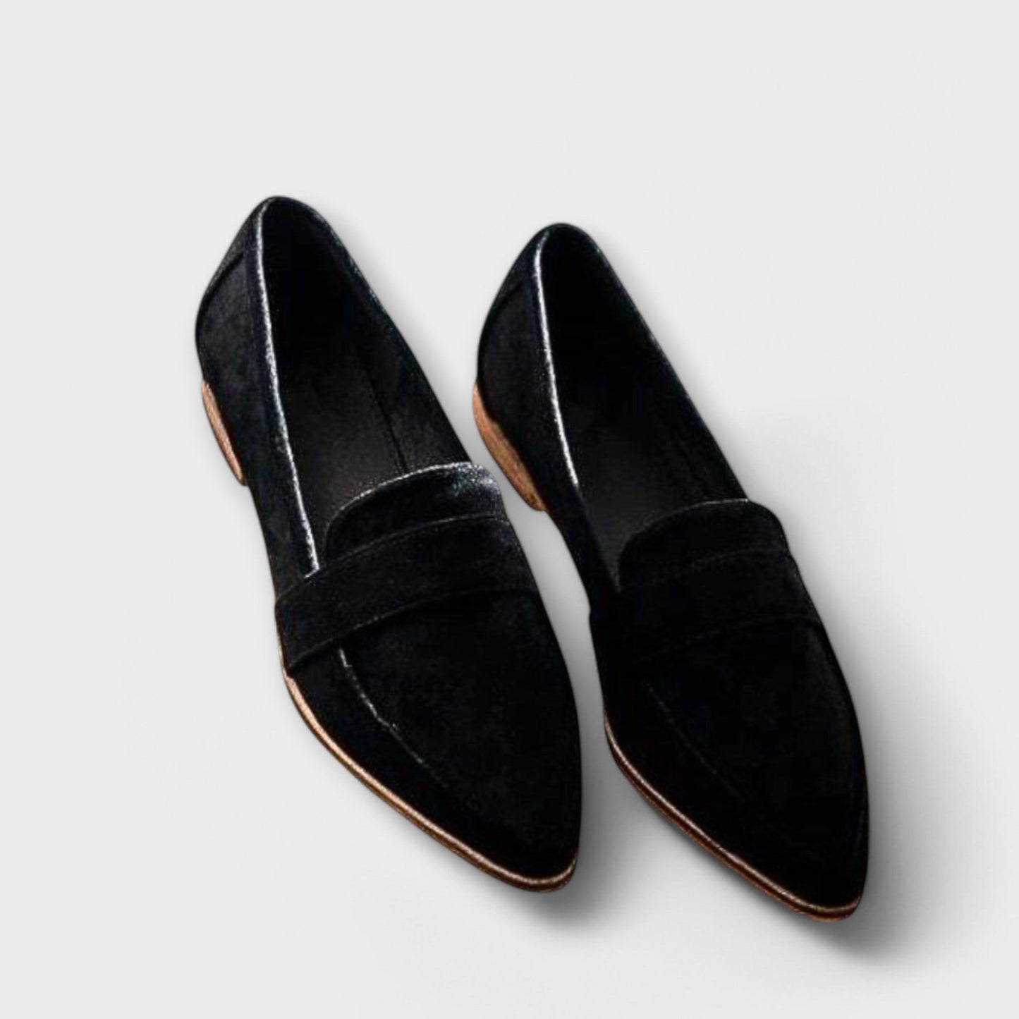 Anca - Puntige dames loafers met brede band en lage instap