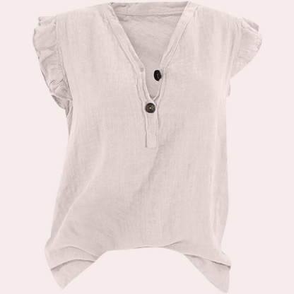 Sam - Trendy v-hals top voor dames