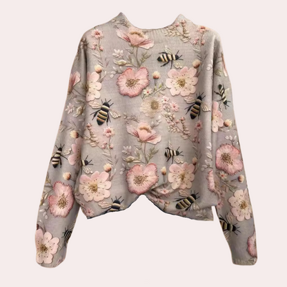 Edith - Floraal bedrukte sweatshirt voor dames