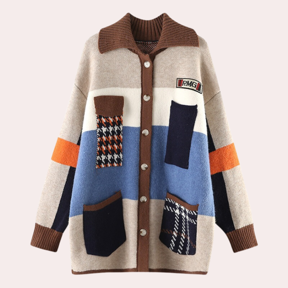 Stellar - Dames vest met blokkleuren