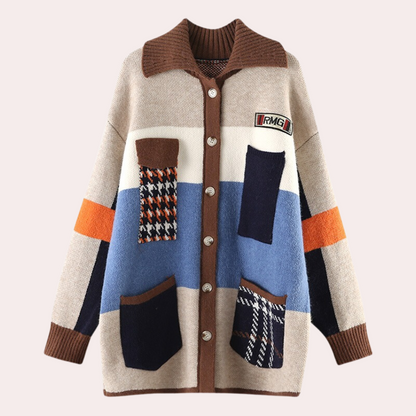 Stellar - Dames vest met blokkleuren