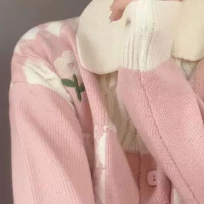 Zarina - Gebreid vest met patroon voor dames