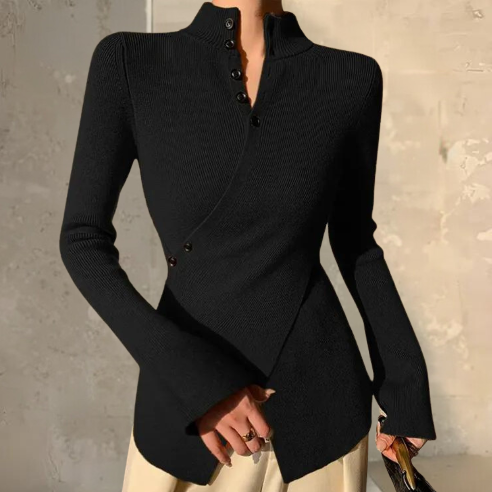 Rhoda - Sweater met omslag voor dames
