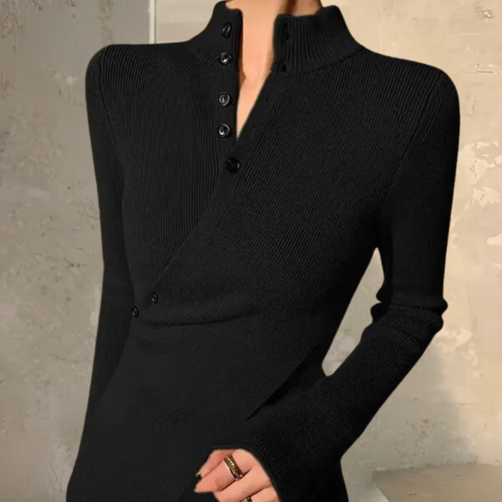 Rhoda - Sweater met omslag voor dames