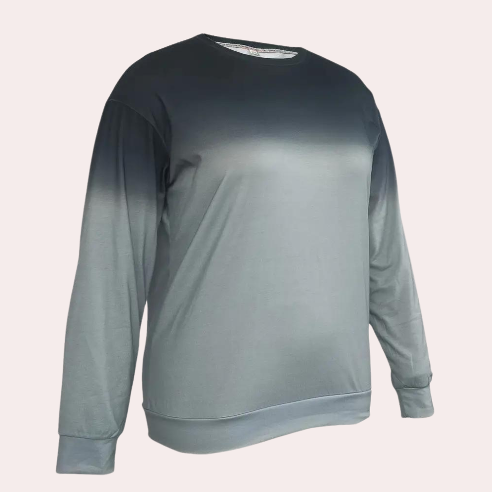 Opaline - Gradiënt casual sweatshirt met lange mouwen voor dames