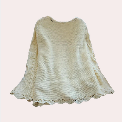 Liane - Elegnat gebreid vest met knoop voor dames