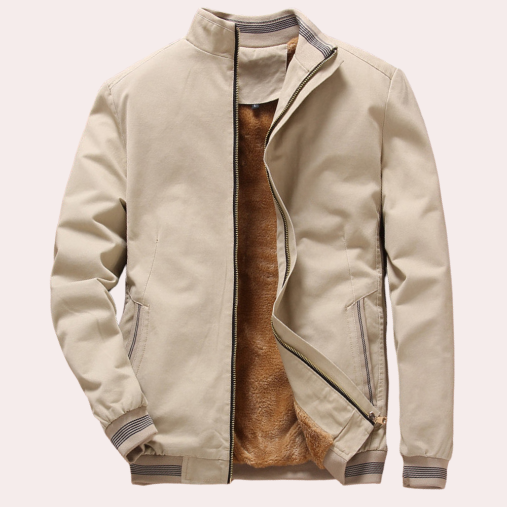 Octavian - Met fleece gevoerd ritsjack voor heren