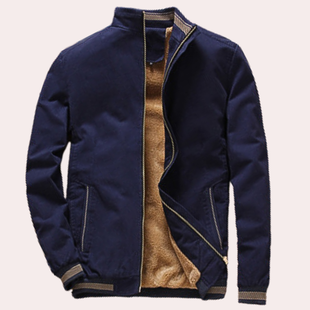 Octavian - Met fleece gevoerd ritsjack voor heren