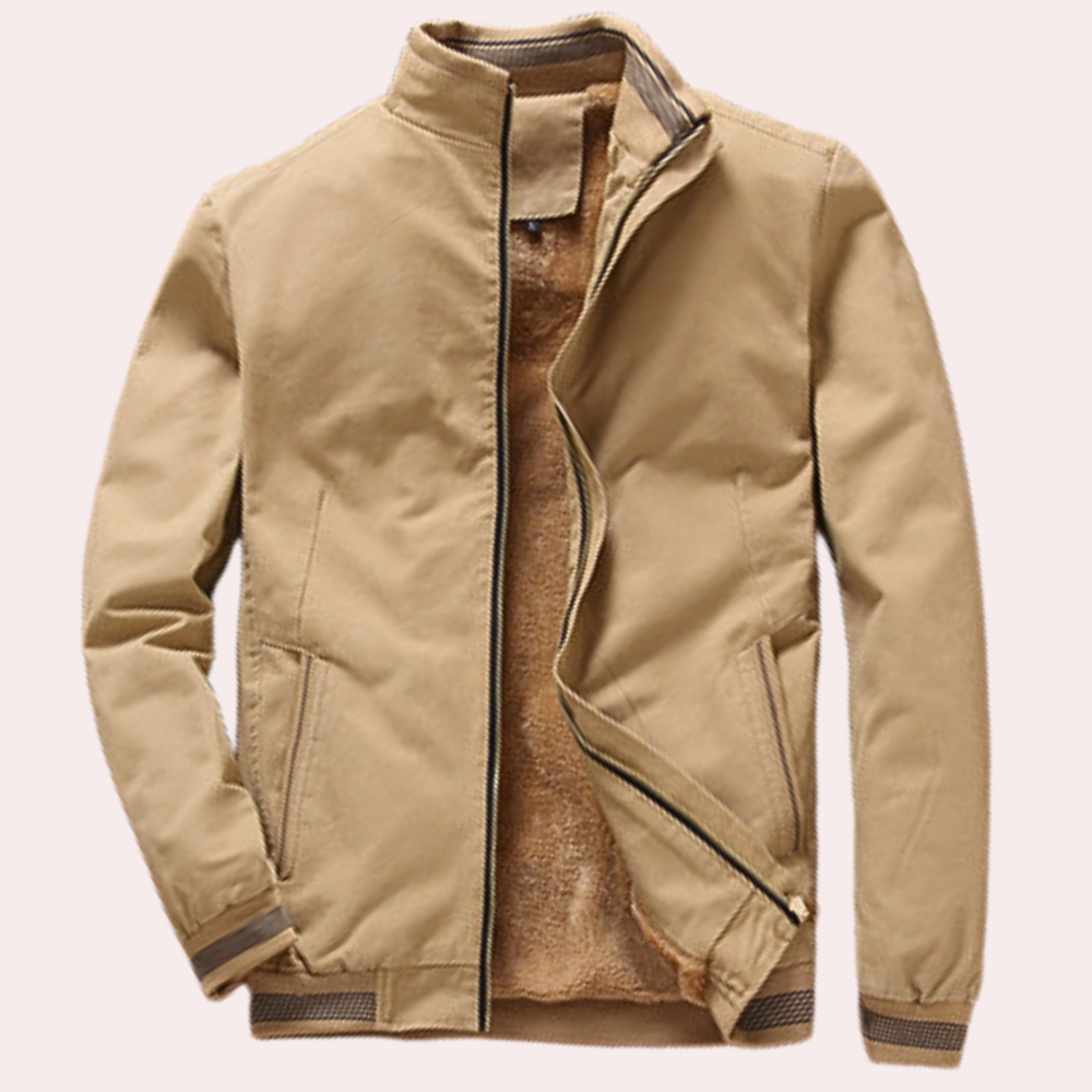 Octavian - Met fleece gevoerd ritsjack voor heren