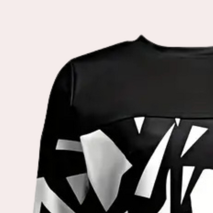 Callidora - Tweedelige loungeset met geometrische print voor dames