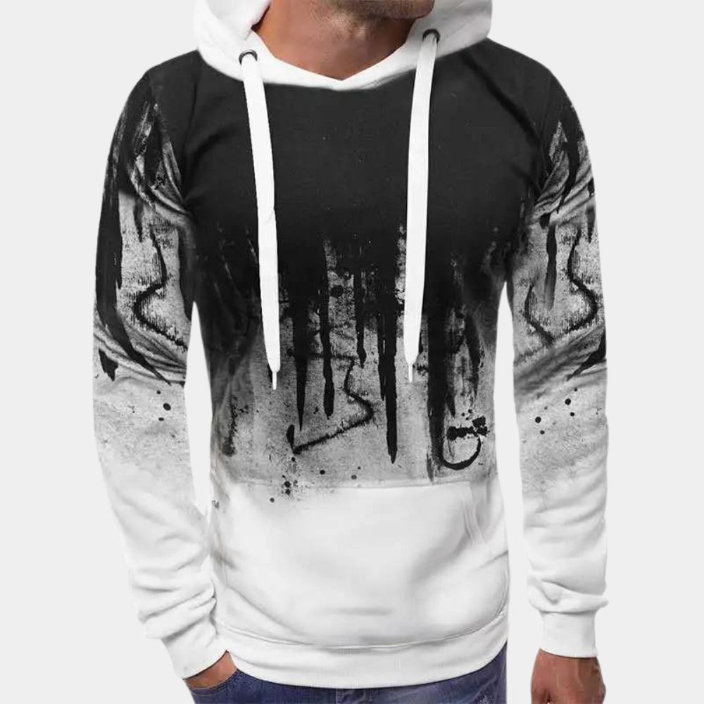 Zeo - Casual Sweatshirt met capuchon voor mannen