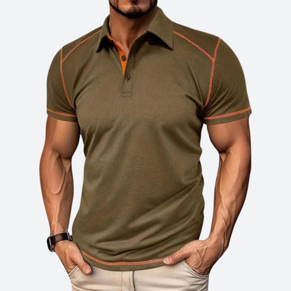 Elson | Casual herenpoloshirt