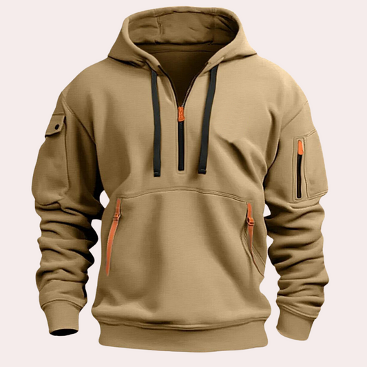 Sargon - Tactische Herenhoodie met ritszakken