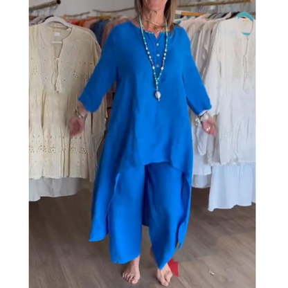 Adele – Loungewear set met oversized tuniek voor dames
