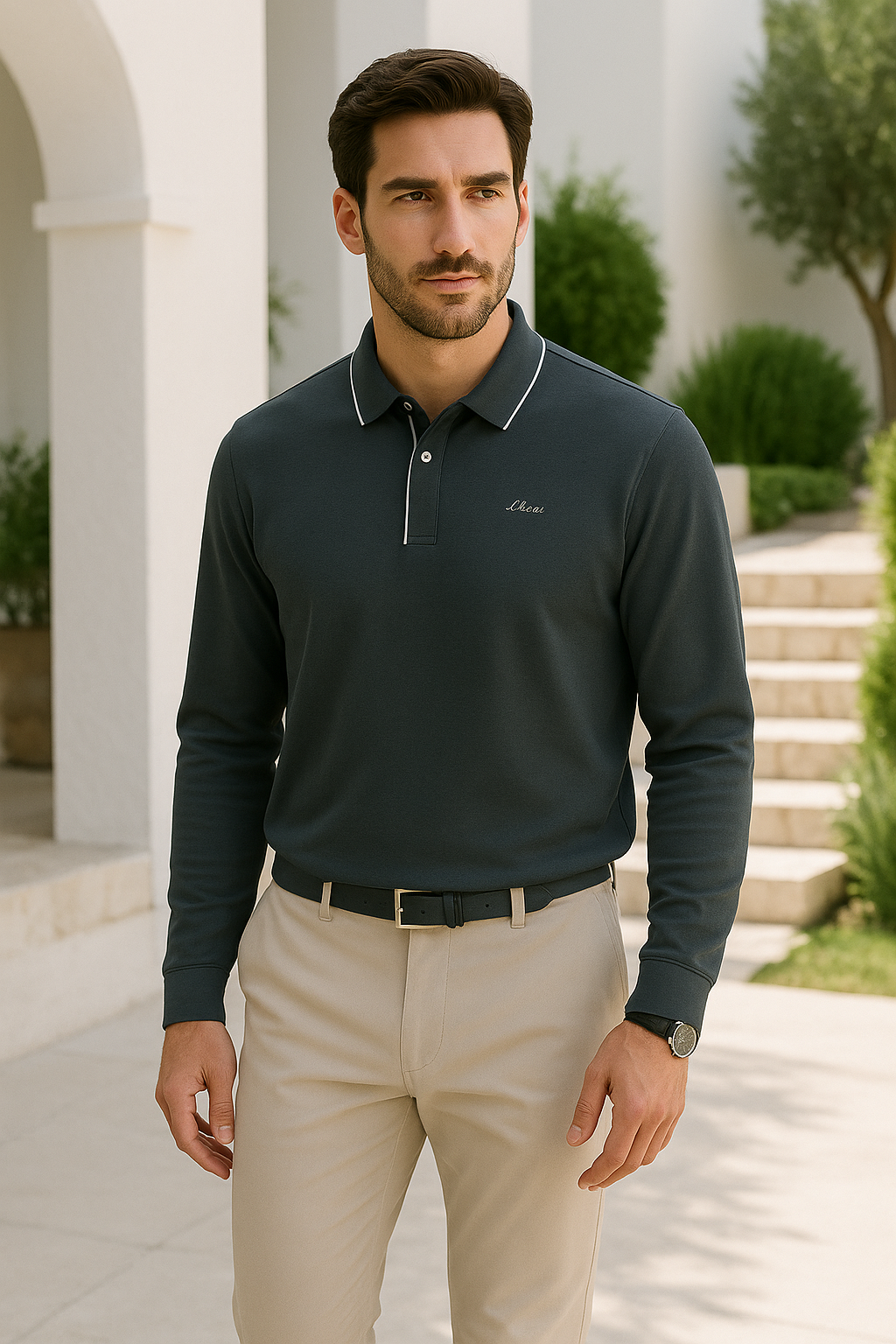 Louie | Heren casual lange mouwen