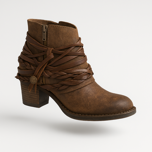Boetz | Stoere cowgirl vintage country laarsjes halfhoog suede