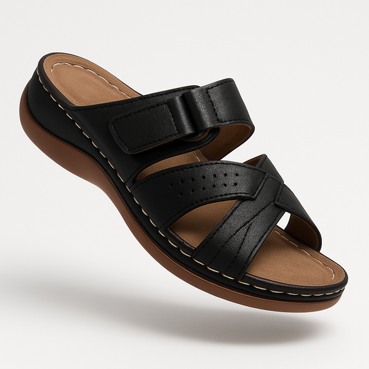 Summer Breeze | Leren dames sandalen met open teen