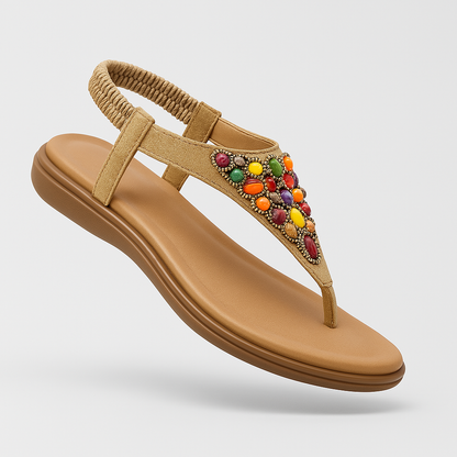 Summer Breeze | Retro Platte Dames sandalen