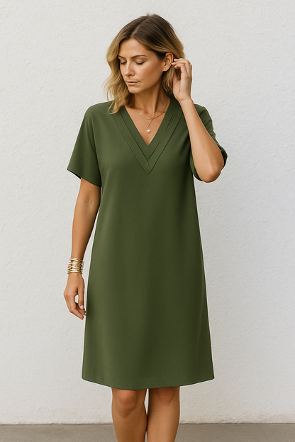 Ann - Chique urk met V-Hals | Stijlvol en Comfortabel