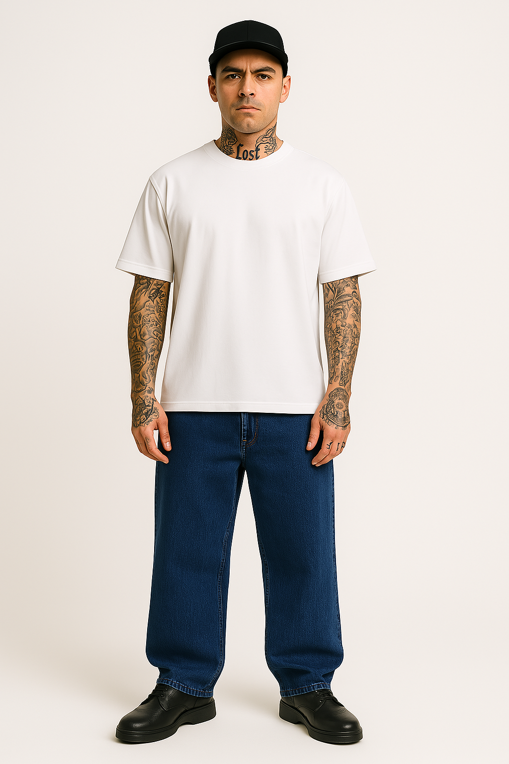 Urban jeans oversize wide mannen