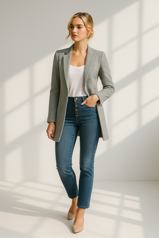 Bellerose | Zachte blazer met open voorkant