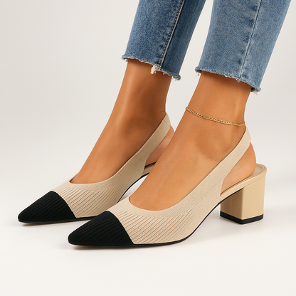 Ursuline | Slingback hak met puntige neus