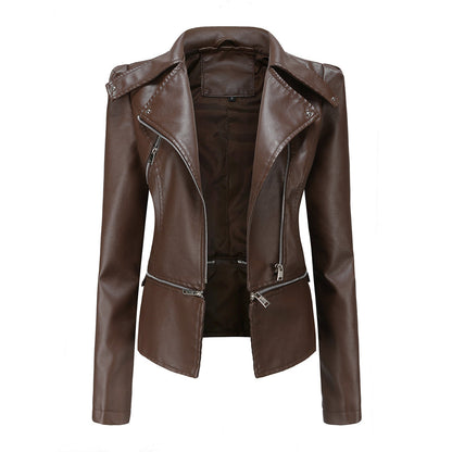 Hanna - Chique leren jacket afneembare onderkant