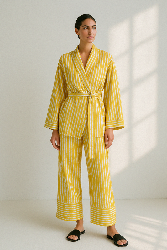 CosyCotton | Tweedelige lounge set katoen pyjama casual dames