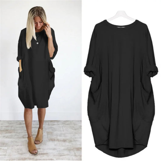 Joanna - Luchtig oversized jurkje