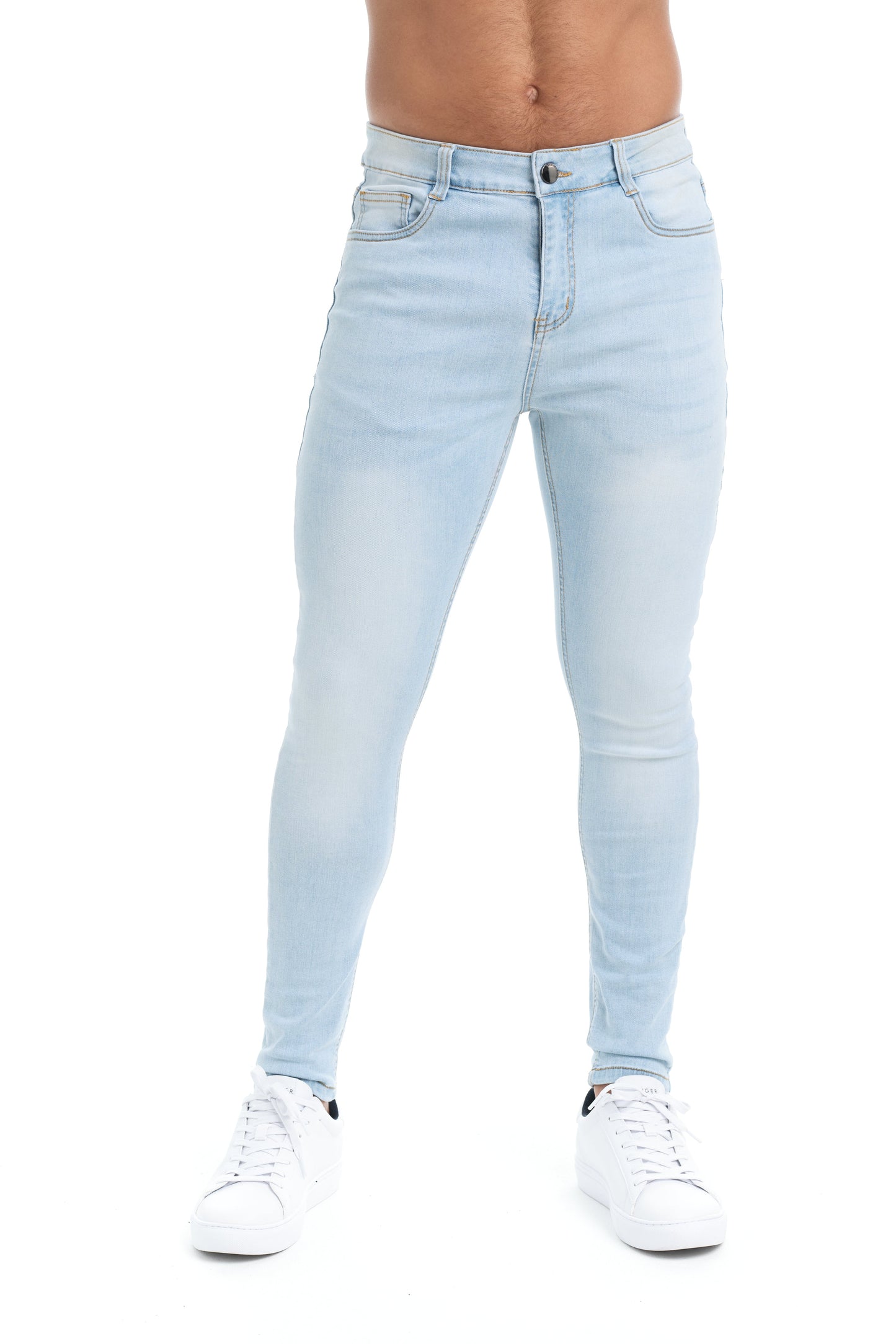 Saunders - Heren slim-fit denim jeans