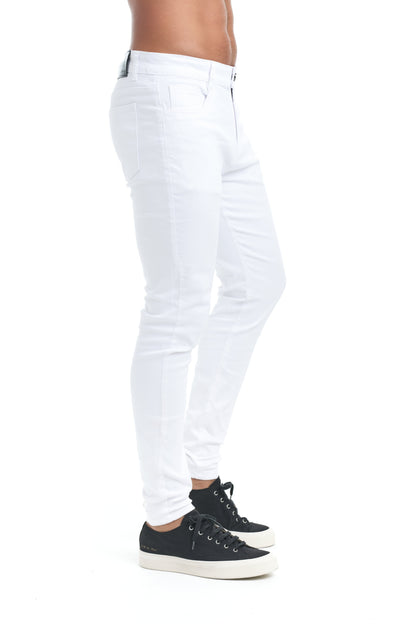 Harris - Heren slim-fit stretch broek met hoge tailleband